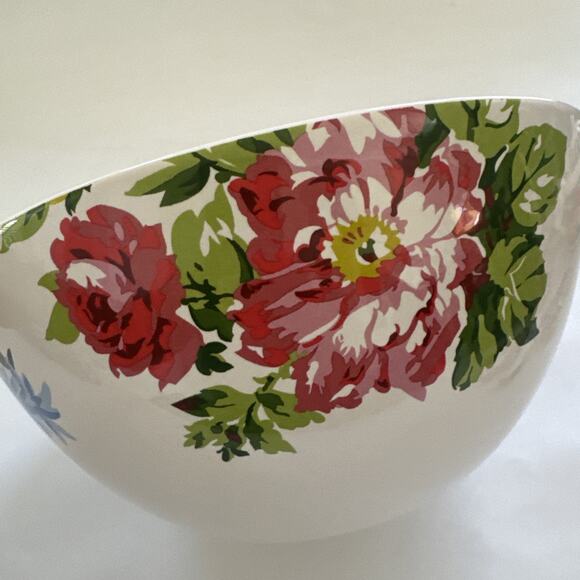 Sur La Table‎ Serving Bowl Wildflowers Large EUC Country Farmhouse - Picture 7 of 11